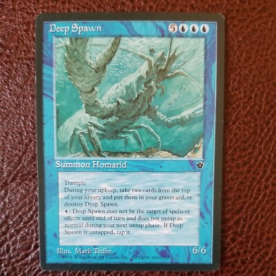 Fallen Empires Deep Spawn MTG Magic the Gathering Near Mint 21-182