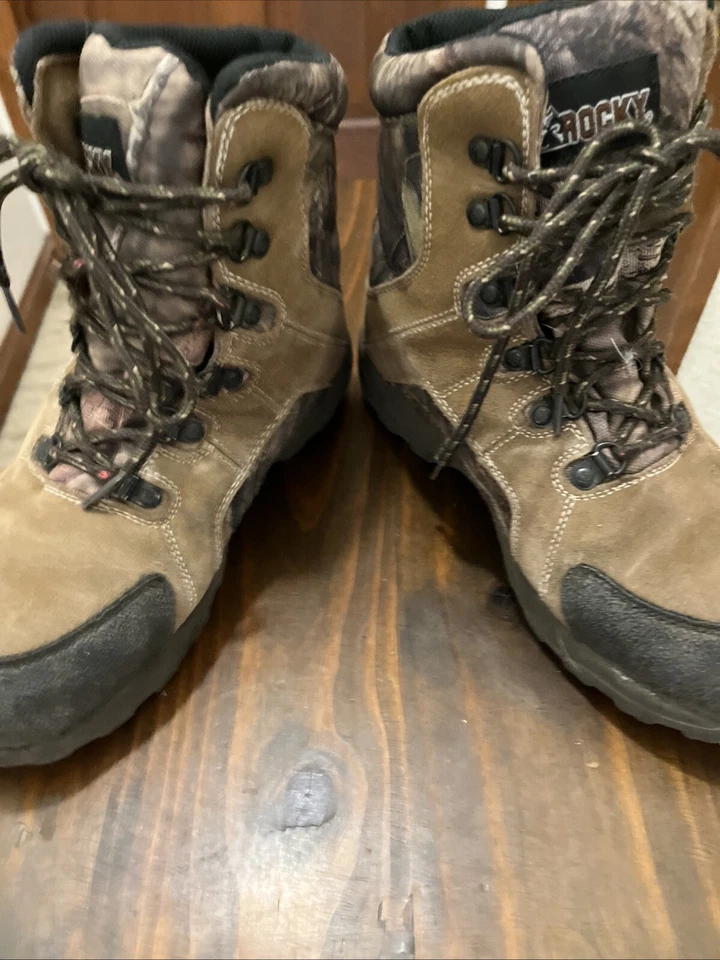 ROCKY Kids 7" Boots 5.5M Youth Hunting Waterproof Brown Insulated Water Resist - Image 2 of 4