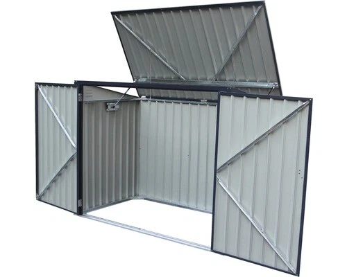 Mülltonnenbox WESTMANN für 2 Mülltonnen inkl. Gasdruckfedern 172 x 100 x 131 cm - Bild 2 von 6