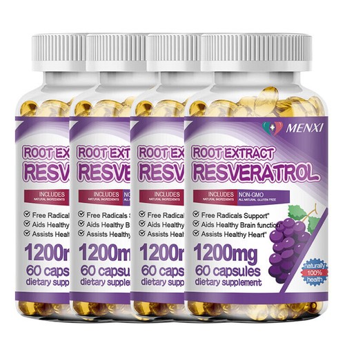 Resveratrol Root Extract 1200mg Maximum Strength Natural AntiAging Antioxidant - Picture 18 of 18