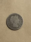 1908 Quarter D Denver Mint Silver Barber