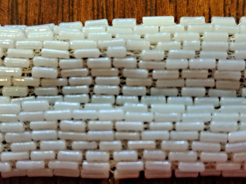 Antique Micro Seed-Beads made of shell, opal, or howlite 1.2mm to 1.60mm
