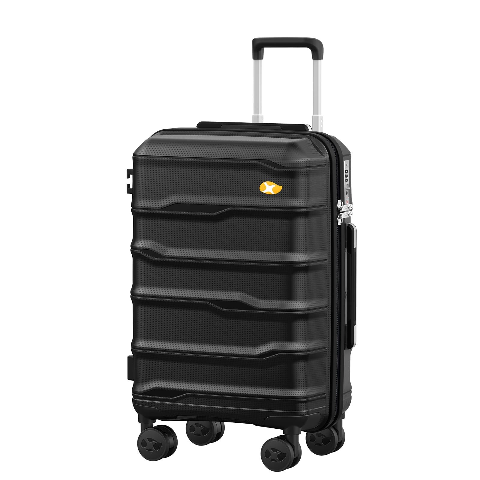 Carry On Luggage 22x14x9 Airline Approved, Hard Shell Suitcase with Spinner W...-image