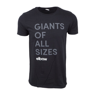 #ad ELBOW T SHIRT GIANTS OF ALL SIZES $10.75