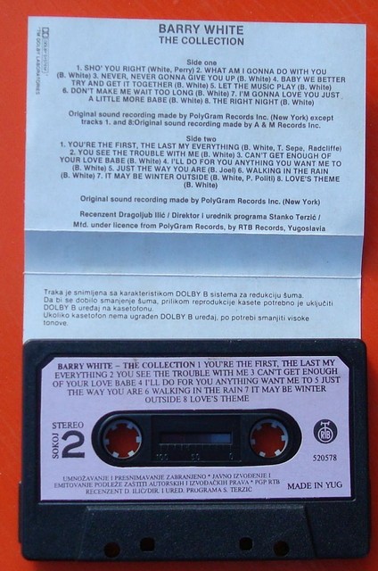 Barry White The Collection Ex Yugoslavia For Sale Online