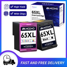 2PK 65XL 65 XL Ink Cartridge 65-XL For HP Deskjet 2600 2652 ENVY 5000 5052 5055