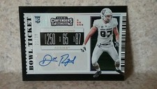 2019 Panini Contenders Dax Raymond Bowl Ticket Auto Serial #21/99!!