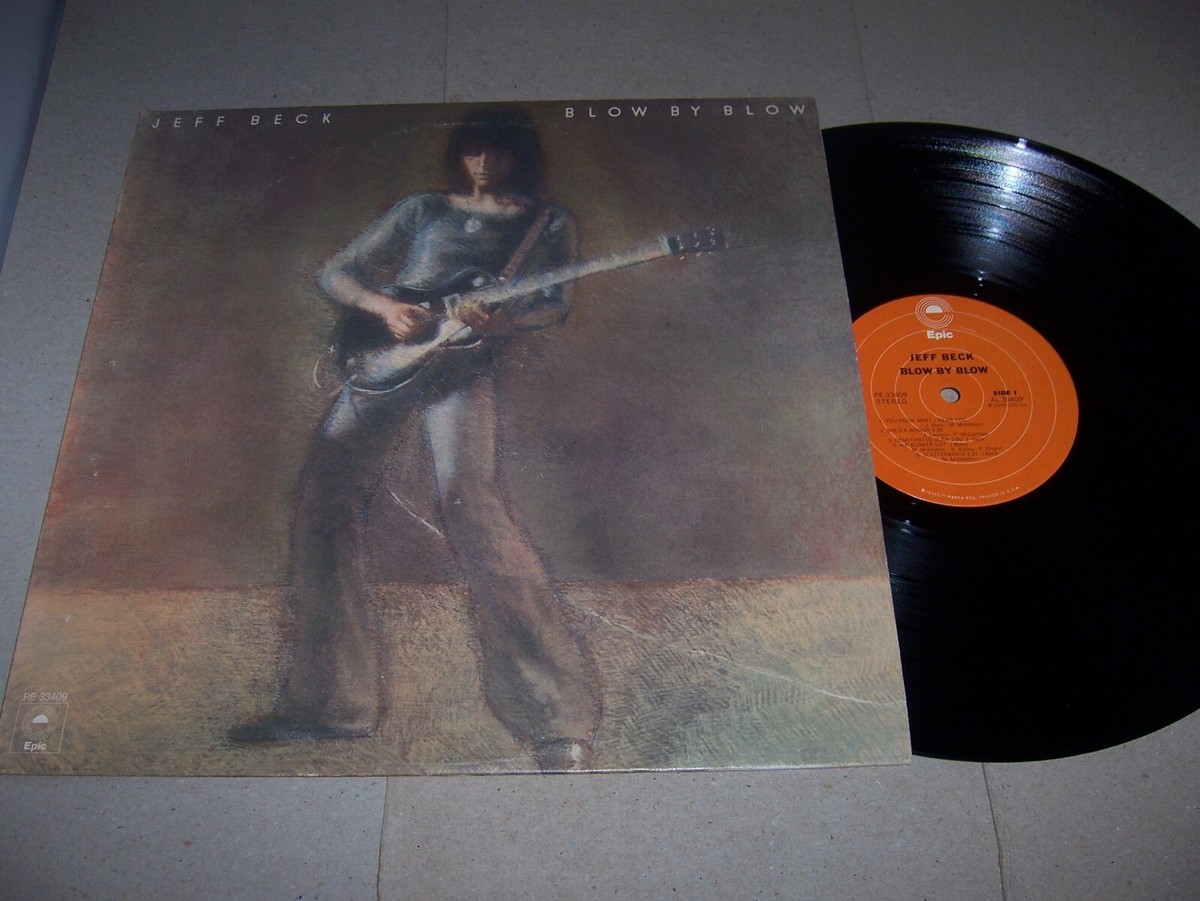 JEFF BECK - BLOW BY BLOW - 1975 JAZZ ROCK LP 33 RPM, EPIC PE 33409