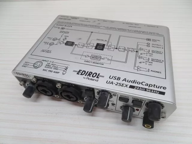 Roland Edirol UA-25EX Cakewalk USB Audio Capture Interface
