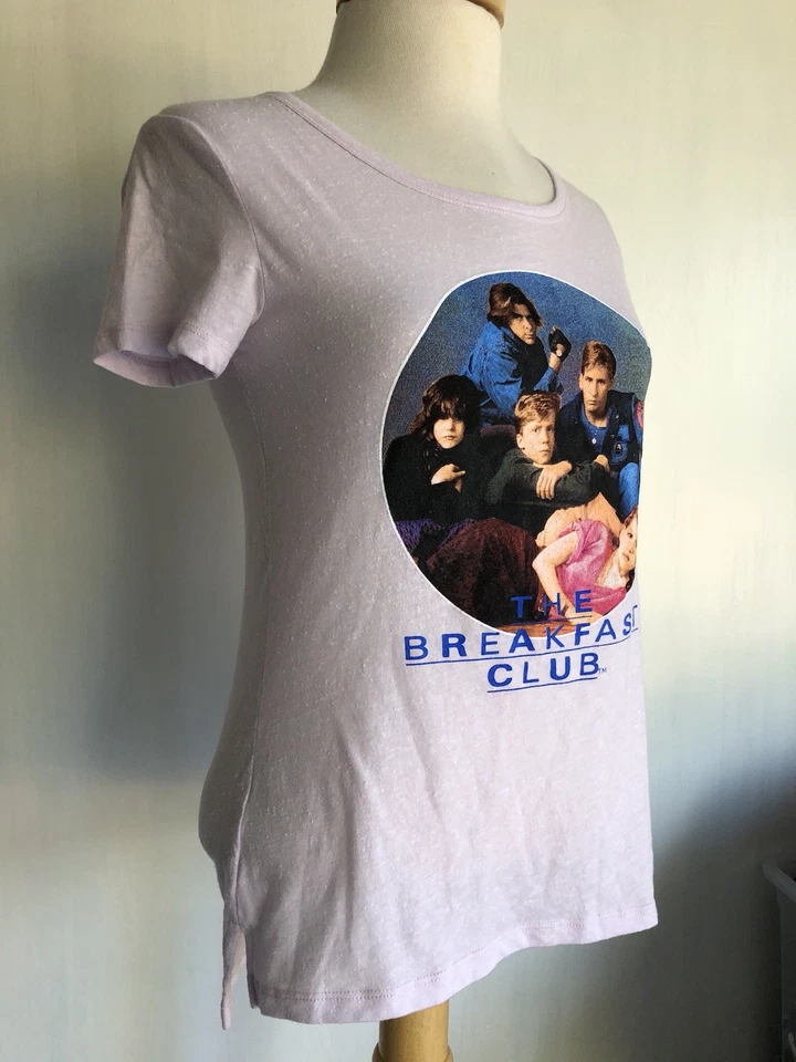 Camiseta Oficial Mujer THE BREAKFAST CLUB Retro Años 80 Película Burn Out Talla XS Foto 2 de 4