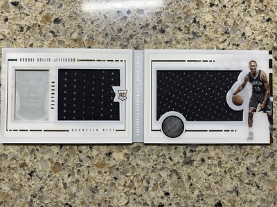 RONDAE HOLLIS-JEFFERSON Panini Preferred Playbook Jersey Patch Booklet 3/199