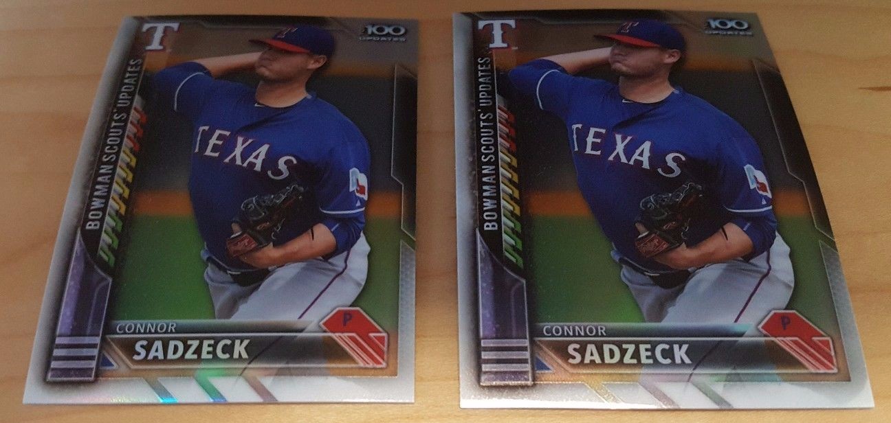 много карт 2016 Bowman Chrome Connor