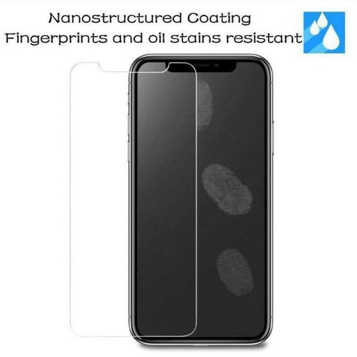 Película protectora de pantalla frontal/trasera de vidrio templado para iPhone X XS Max XR 7 8 Plus 9H - Imagen 2 de 9