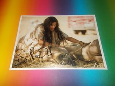 Nicolette Krebitz film signed autograph on 20x28 photo in person