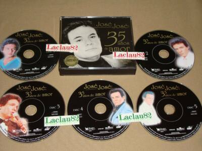 Jose Jose 35 Años De Amor 1999 Selecciones Readers 5 Cds Mexico 