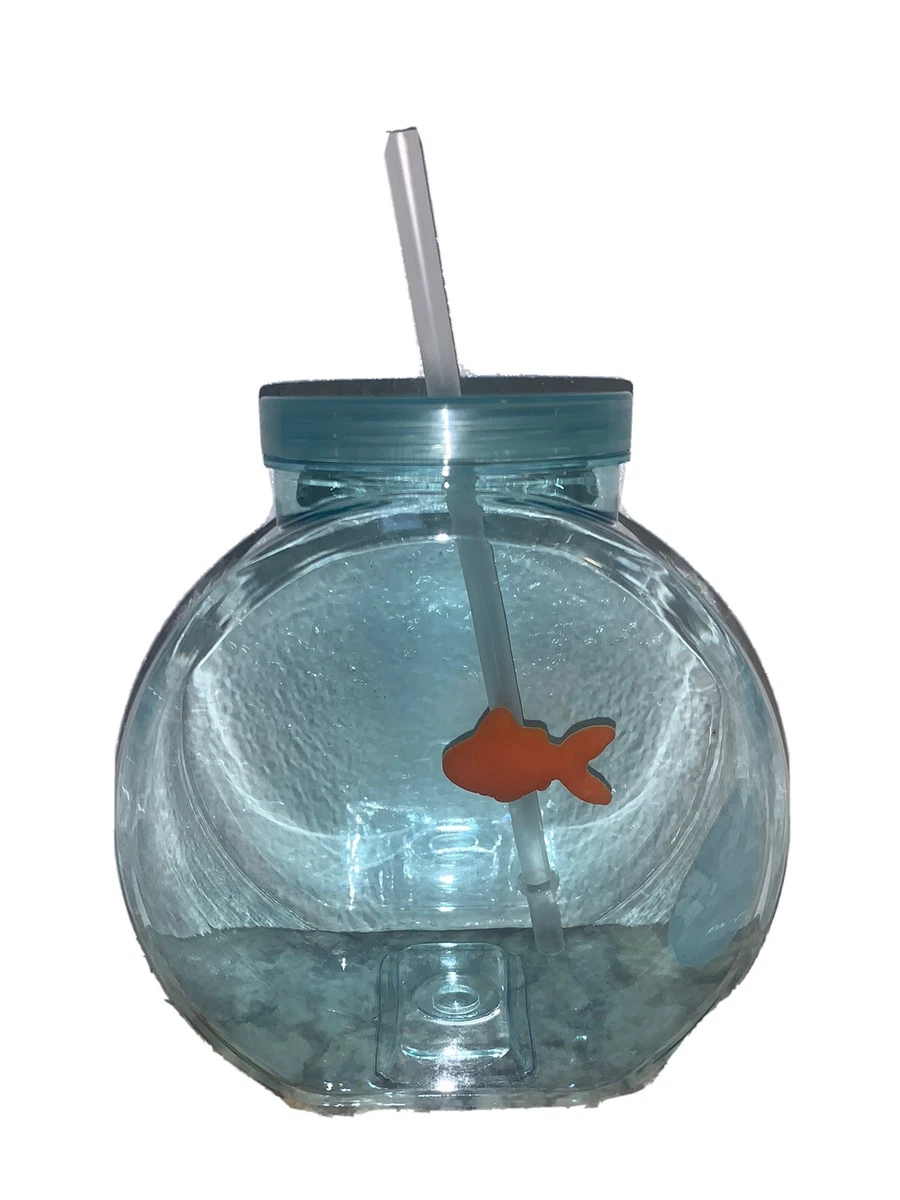 Target Fish Bowl Cup Bullseye Playground TikTok Goldfish Lid Straw