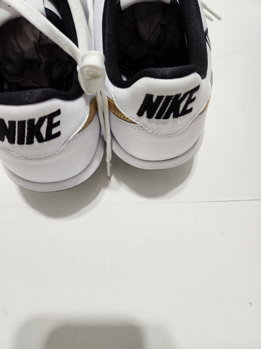 Nike Lunar Cortez 2022 All Star White Black Baseball Cleats Nike Lunar Cortez 2022 All Star White Black Baseball Cleats