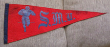 orig. 1940's Southern Methodist University SMU MUSTANGS **Football Pennant**