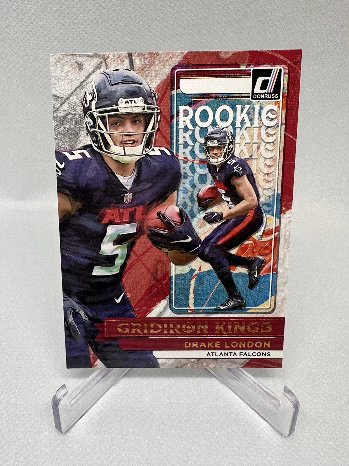 Drake London 2022 Donruss #RGK-6 Rookie Gridiron Kings Atlanta Falcons 2-19