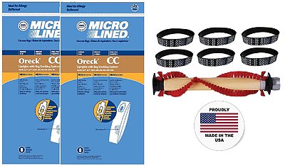 One Year Maintenance Supply Kit, Bags, Belts and Roller Brush, for all XL Uprigh