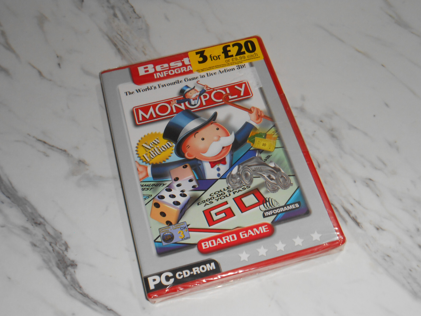 Monopoly PC CD-ROM Game Brand New & Sealed New Edition Best Of Infogrames (D)