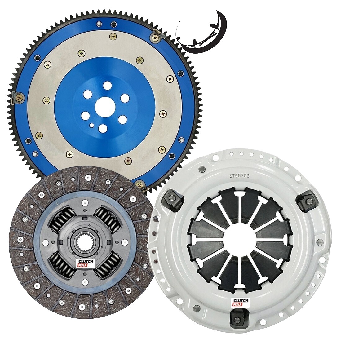 XTD Stage 5 XXtreme Rigid Clutch Kit – 1990-1991 Civic CRX D15 D16, Cable, 2100 Lbs, Made In USA