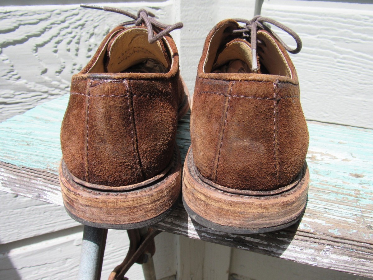 Frye JACK OXFORD 5-Eye Lace-Up Shoe Mens US size 7 in brown leather Frye JACK OXFORD 5-Eye Lace-Up Shoe Mens US 8 D Brown Suede  main image 4