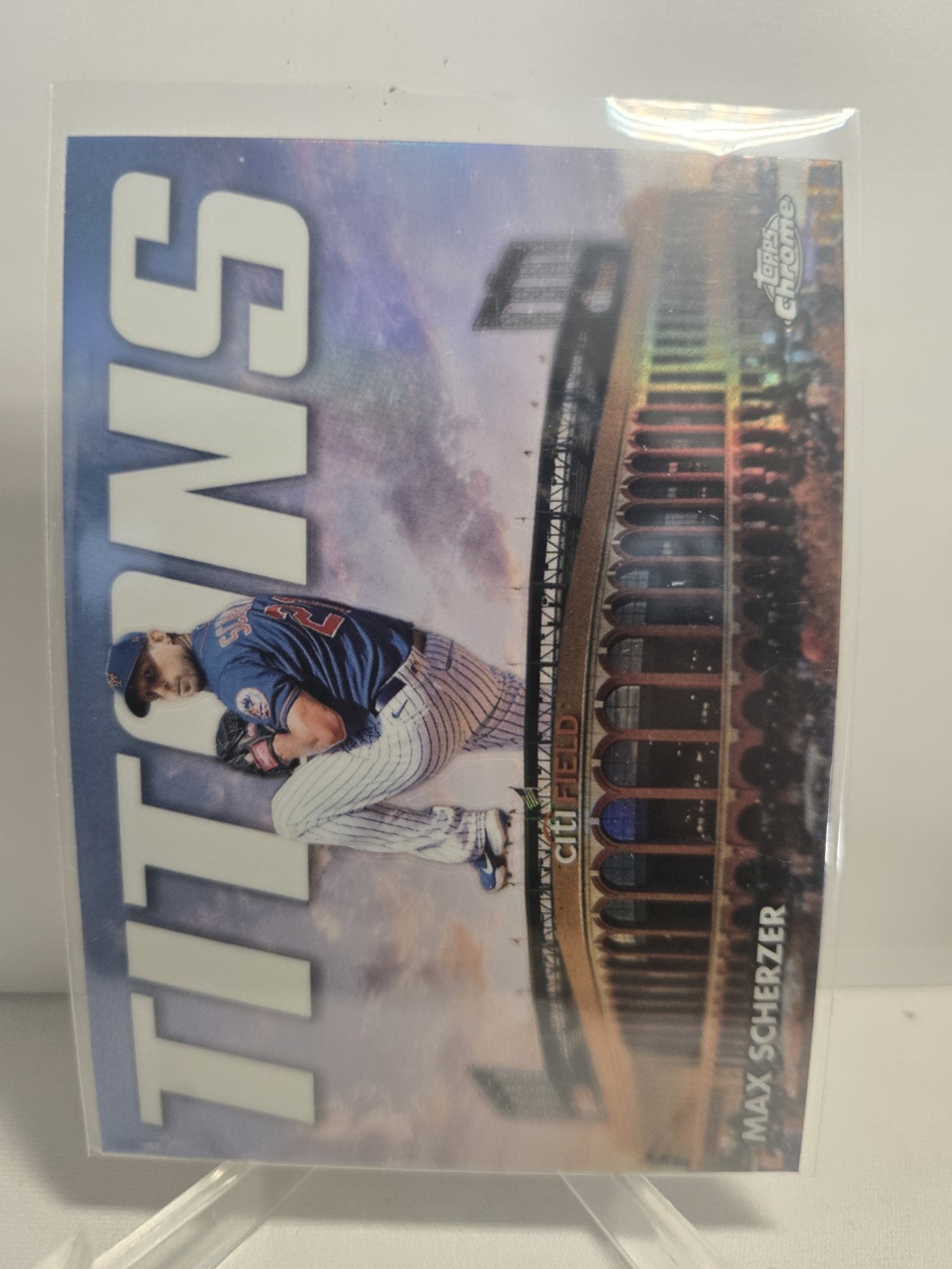 2023 Topps Chrome - Chrome Titans - Max Scherzer #CT-4 - New York Mets - 1d
