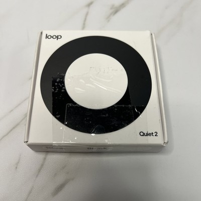 Loop Quiet 2 Ear Plugs NRR 14 Single/21 Double Tip - Black Open Box