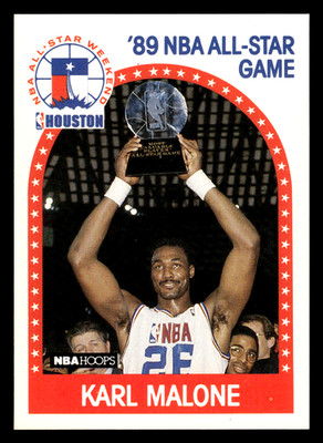 -CS- 1989-90 NBA Hoops - #116  Karl Malone (E) *Free Shipping* Jazz