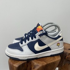 Nike Dunk Low, GS. UV Reactive Photon Dust, Midnight Navy, Size 5Y FN6968-025