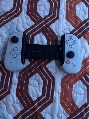 PS5 Backbone Controller PlayStation Style White, Compatible with iPhone 6S to 14