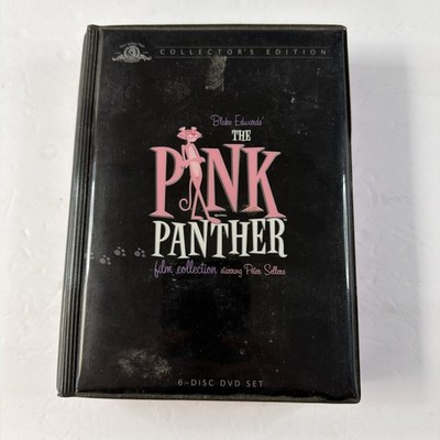 The Pink Panther Film Collection (DVD, 2004, 6-Disc Set) Vinyl Case EUC E2