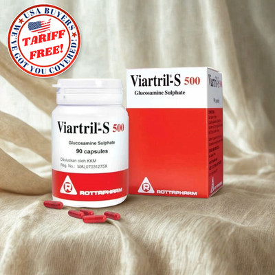 1 X Viartril-S Glucosamine 500Mg , Knee & Joint Pain Supplement 90 Capsules