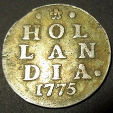 Certificate Authenticity 1730-90 Dutch Colonial New York Silver Lion Dime Hollan