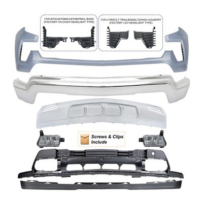 Front Bumper Cover Assembly For 2022-2026 Chevy Silverado 1500 w/ Fog Light