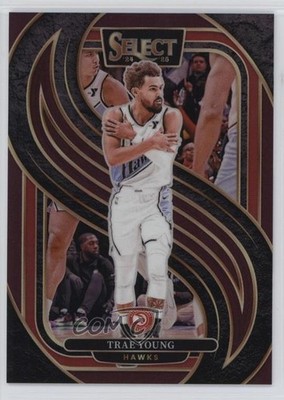 2024-25 Panini Select Premier Level Maroon Prizm 119/175 Trae Young #123 p8v