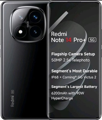 Xiaomi Redmi Note 14 Pro+ Pro Plus 5G 12gb 256gb Snapdragon 7s Gen 3 NEUWERTIG