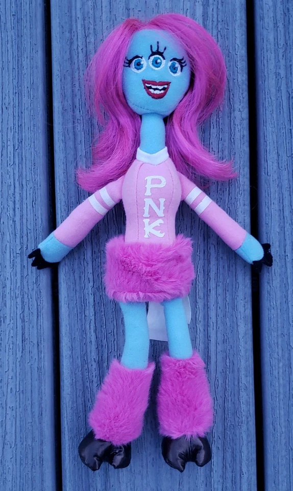 RARE HTF Disney Monsters University PNK Britney Davis Plush 12" - Image 3 of 4