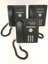 Lot of 3 Avaya 9504 Digital Phones Handsets, Stands, RJ11 Cables, FREE SHIPPING