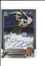 GAVIN KILEN 2025 BOWMAN CHROME DRAFT AUTOGRAPHED 1ST CARD