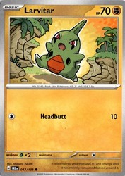 Larvitar 047/131 Prismatic Evolutions Common
