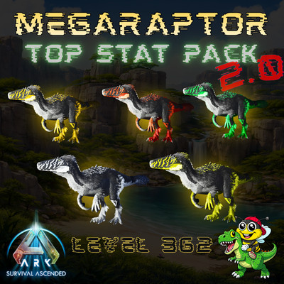 ARK-Survival-Ascended-Top-Stat-Megaraptor-Colors-Pack-PvE-PC-XBOX-PS5-BusyBee