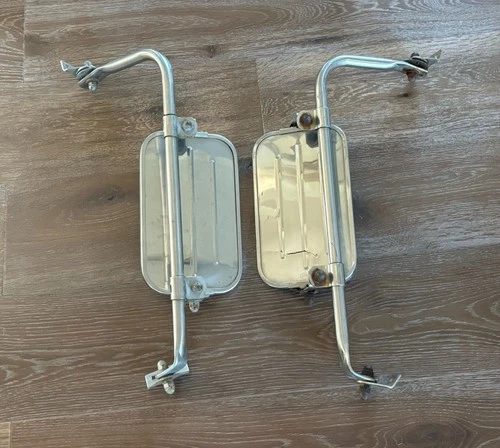 FORD TRUCK WEST COAST JR  STAINLESS TOW MIRRORS FOMOCO
