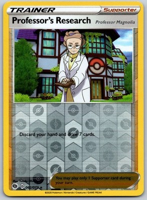 Professor's Research Reverse Holo Holo Rare Champion's Path 62/73 NM