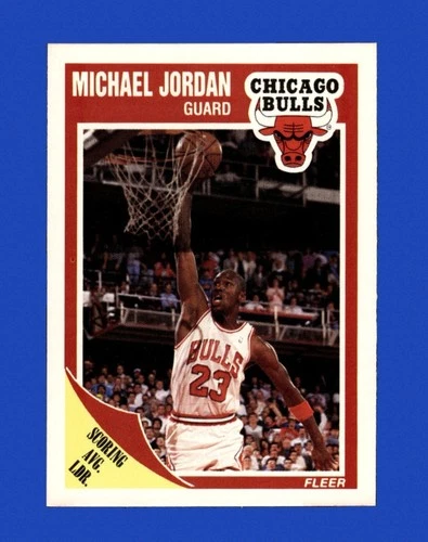 1989-90 Fleer Set-Break # 21 Michael Jordan NM-MT OR BETTER \*GMCARDS\*