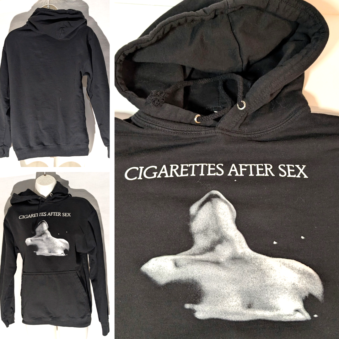 cigarette hoodie Cigarettes After Sex 2024 Tour Hoodie, Official Pullover Sz Small, Black  Concert