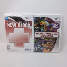 Bundle: Trauma Center New Blood & Namco Museum Megamix (Nintendo Wii) New Sealed