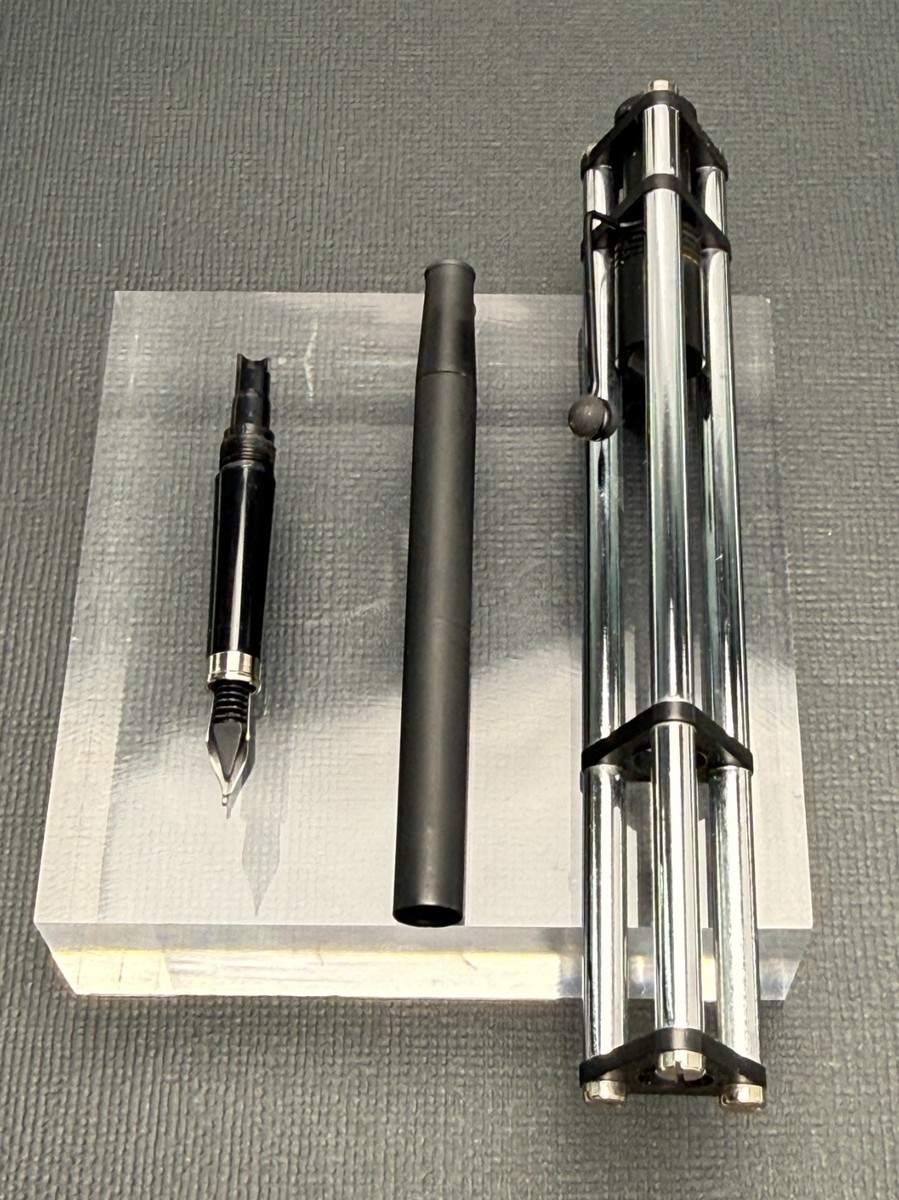Parafernalia Big Revolution Fountain Pen (No Box/Papers) - Chrome