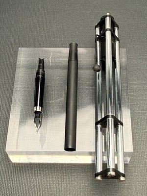 Parafernalia Big Revolution Fountain Pen (No Box/Papers) - Chrome